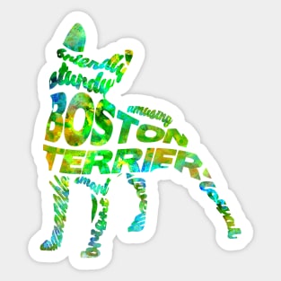 Boston Terrier Sticker